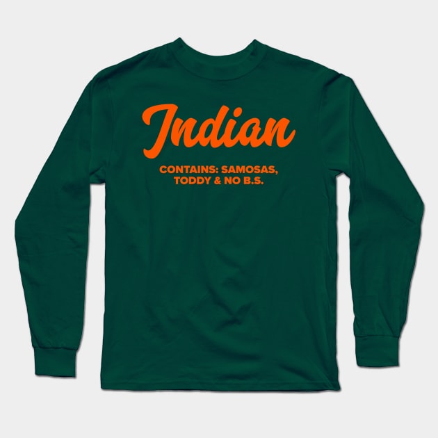 Indian Long Sleeve T-Shirt by MessageOnApparel